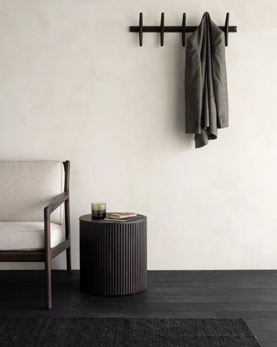 Ethnicraft Clothes Racks, Coat Stands & Hangers*PI clothes hanger 70 cm, Dark stained mahogany Brown