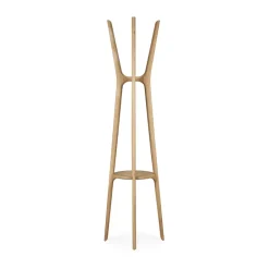 Ethnicraft Clothes Racks, Coat Stands & Hangers*PI coat rack, Oak, 184 cm Beige