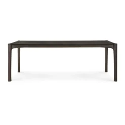 Ethnicraft Dining Tables*PI Dining table, Dark teak, 220x95 cm Brown