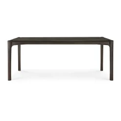 Ethnicraft Dining Tables*PI Dining table, Dark teak, 200x95 cm Brown