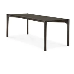 Ethnicraft Dining Tables*PI Dining table, Dark teak, 200x95 cm Brown