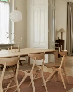 Ethnicraft Dining Tables*PI Dining table, Hardwax-oiled oak, 220 x 95 x 76 cm Brown