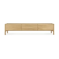 Ethnicraft T.V & Media Units|Dressers & Sideboards*PI media bench, Oak, 242 cm Beige