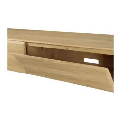 Ethnicraft T.V & Media Units|Dressers & Sideboards*PI media bench, Oak, 242 cm Beige