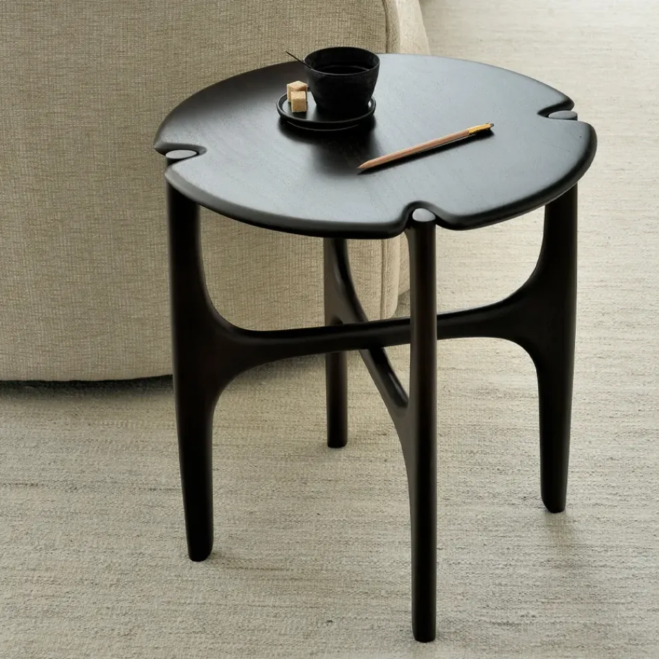Ethnicraft Side Tables*PI side table, Mahogany dark Brown
