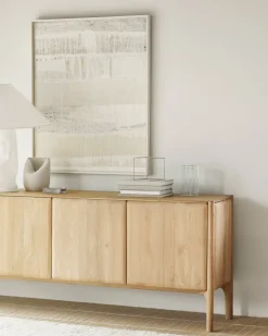 Ethnicraft Dressers & Sideboards*PI Sideboard, Oak, 4 doors Brown