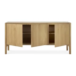 Ethnicraft Dressers & Sideboards*PI Sideboard, Oak, 3 doors Brown