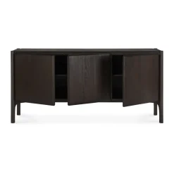 Ethnicraft Dressers & Sideboards*PI Sideboard, Teak dark , 3 doors Brown