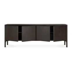 Ethnicraft Dressers & Sideboards*PI Sideboard, Teak dark , 4 doors Brown