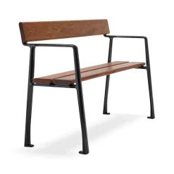 Byarums bruk Garden Sofas & Garden Benches|Outdoor Lounge Furniture*Piccolo sofa, Mahogany, black stand BrownBlack