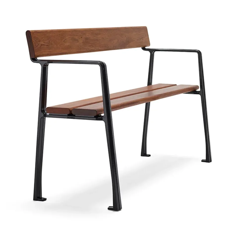 Byarums bruk Garden Sofas & Garden Benches|Outdoor Lounge Furniture*Piccolo sofa, Mahogany, black stand BrownBlack