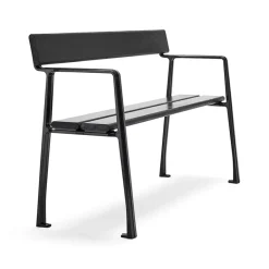 Byarums bruk Garden Sofas & Garden Benches|Outdoor Lounge Furniture*Piccolo sofa, Mahogany glaze, stand Black