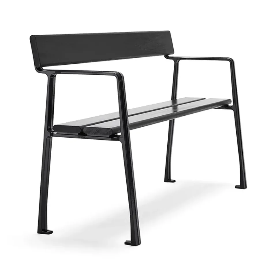 Byarums bruk Garden Sofas & Garden Benches|Outdoor Lounge Furniture*Piccolo sofa, Mahogany glaze, stand Black