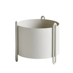 Woud Garden Details & Accessories*Pidestall flower pot small Ø15 cm, Grey