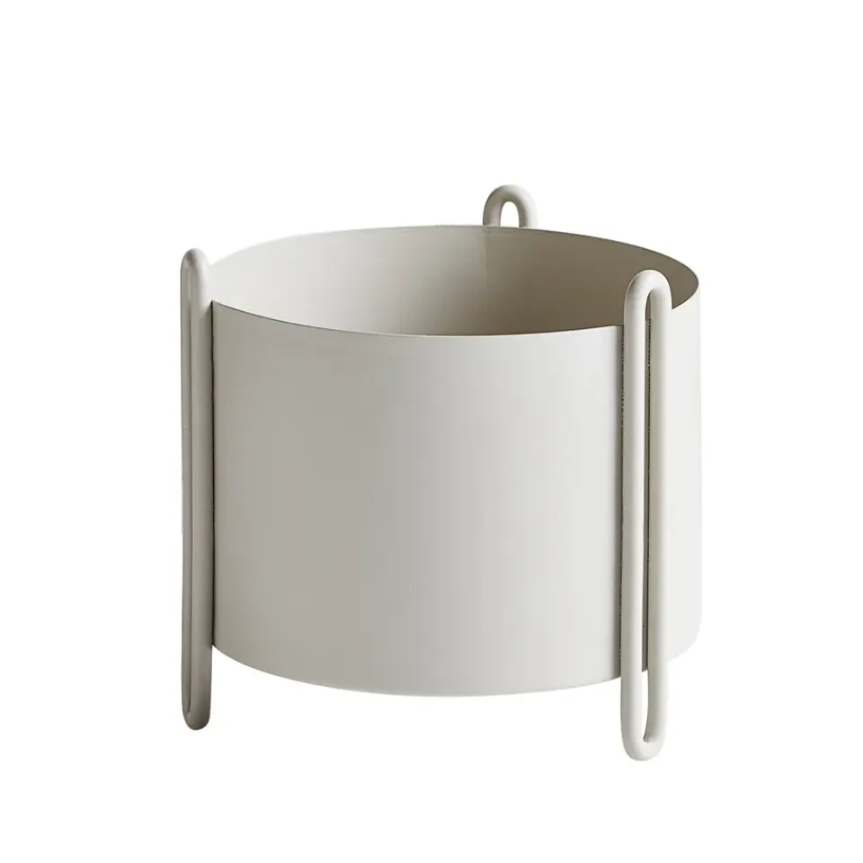 Woud Garden Details & Accessories*Pidestall flower pot small Ø15 cm, Grey