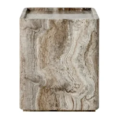 GUBI Side Tables*Pietra side table 33x33x40 cm, Lively sepia Brown