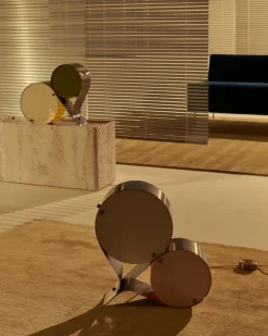 GUBI Side Tables*Pietra side table 30x80x40 cm, Neutral travertine White
