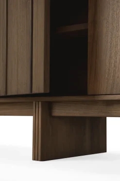 Ethnicraft Dressers & Sideboards*Pillar sideboard, Wild teak, 119 cm Brown