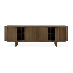 Ethnicraft Dressers & Sideboards*Pillar sideboard, Wild teak, 220 cm Brown