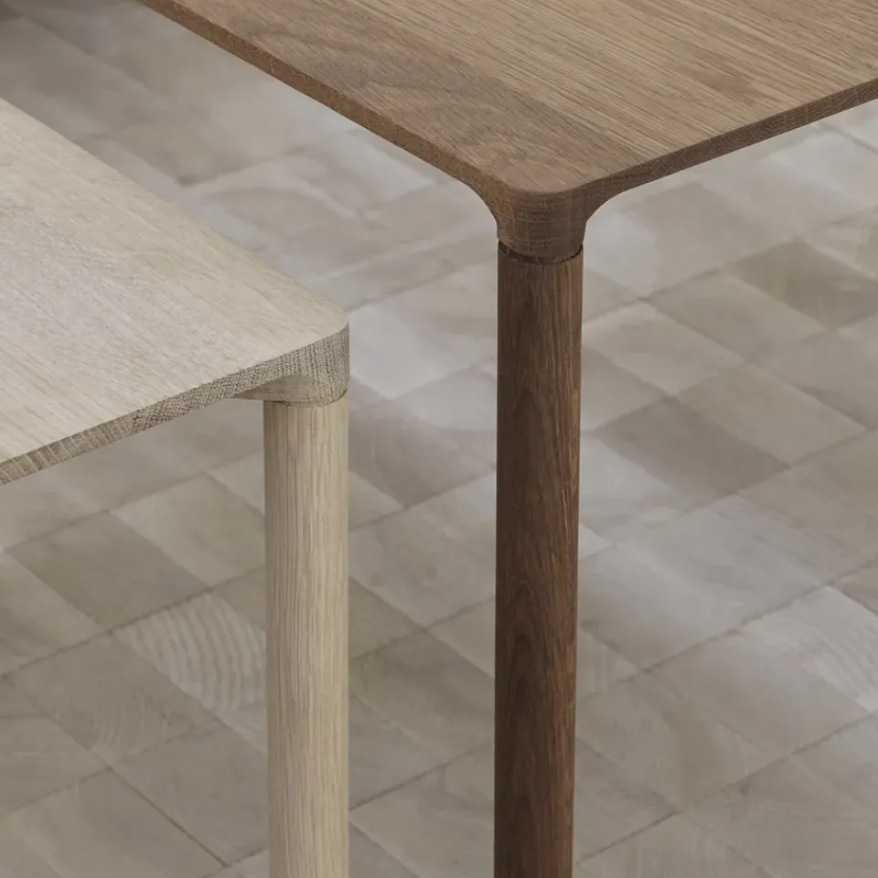 Fredericia Furniture Coffee Tables*Piloti 6720 coffee table, Soaped oak-height 41 cm Beige