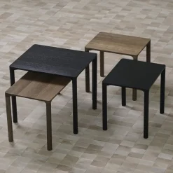Fredericia Furniture Coffee Tables*Piloti 6720 coffee table, Soaped oak-height 41 cm Beige