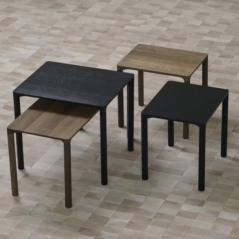 Fredericia Furniture Coffee Tables*Piloti 6720 coffee table, Soaped oak-height 41 cm Beige