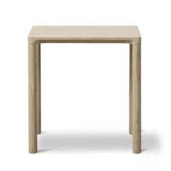 Fredericia Furniture Side Tables*Piloti 6705 side table, Soaped oak-height 41 cm Beige