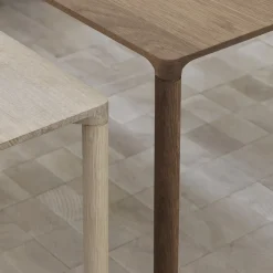 Fredericia Furniture Side Tables*Piloti 6705 side table, Soaped oak-height 41 cm Beige
