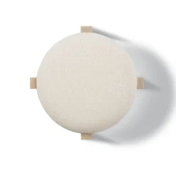 Fredericia Furniture Stools*Pioneer low stool, Hallingdal 200-lacquered oak Beige