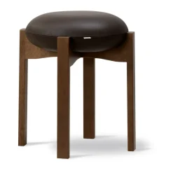 Fredericia Furniture Stools*Pioneer low stool, Primo 86-1-smoked stained lacquered oak Brown