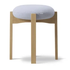 Fredericia Furniture Stools*Pioneer low stool, Vidar 723-lacquered oak Blue