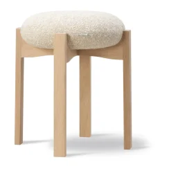 Fredericia Furniture Stools*Pioneer low stool, Zero 0001-lacquered oak Beige