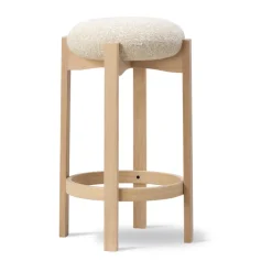 Fredericia Furniture Bar Stools*Pioneer stool high, Zero 0001-lacquered oak Beige