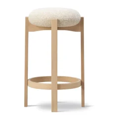 Fredericia Furniture Bar Stools*Pioneer stool high, Zero 0001-lacquered oak Beige