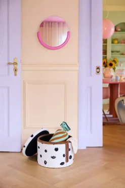 Kid's Concept Children's Chairs|Children's Chairs*Pippi pouf with storage Ø40x30.5 cm, Multi