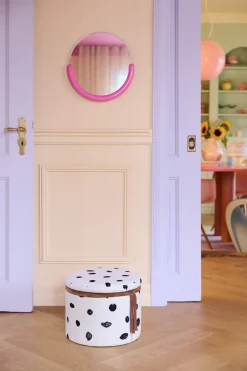 Kid's Concept Children's Chairs|Children's Chairs*Pippi pouf with storage Ø40x30.5 cm, Multi