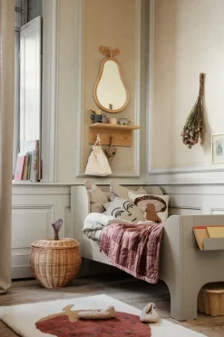 Ferm Living Clothes Hooks & Hangers*Place Rack hooks and shelf oak, Small Brown