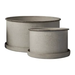 DBKD Garden Details & Accessories*Plant bowl flower pot 2-pack, Beige