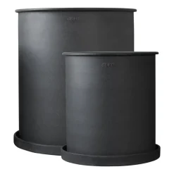 DBKD Garden Details & Accessories*Plant pot flower pot large 2-pack, Black