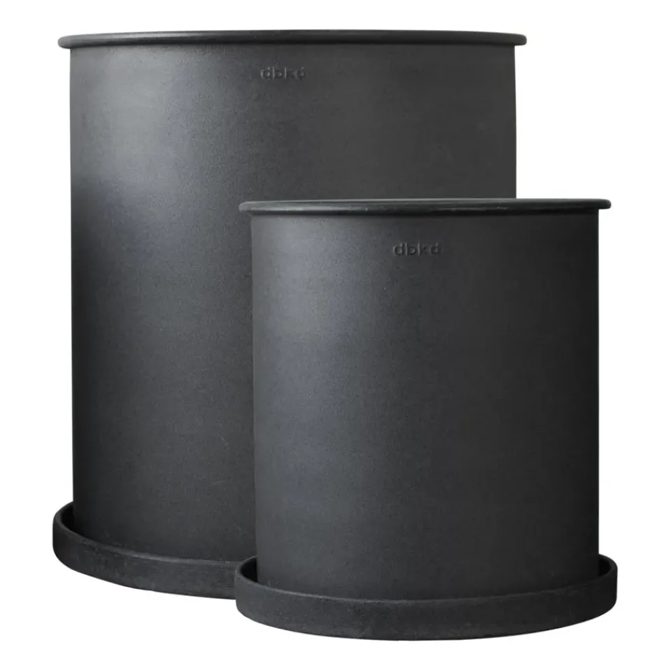 DBKD Garden Details & Accessories*Plant pot flower pot large 2-pack, Black