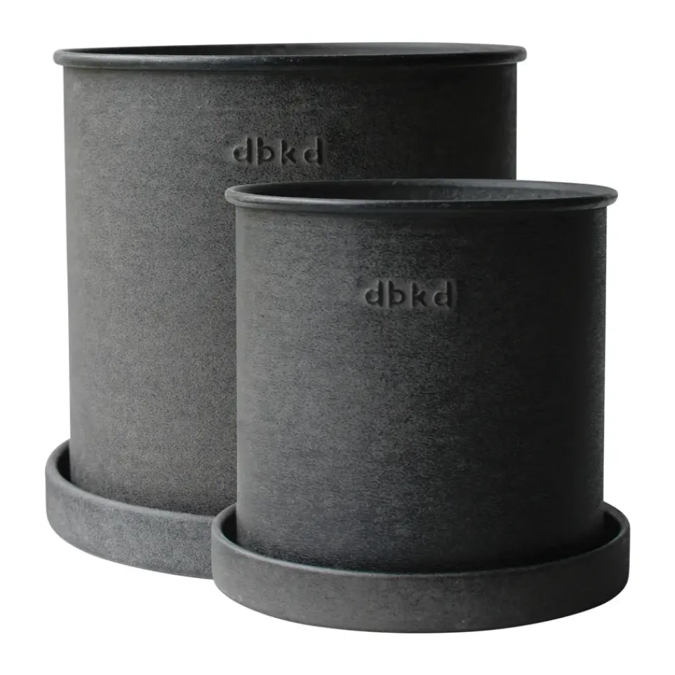 DBKD Garden Details & Accessories*Plant pot small 2-pack, Black