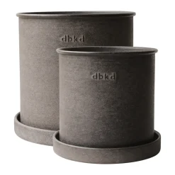 DBKD Garden Details & Accessories*Plant pot small 2-pack, Brown