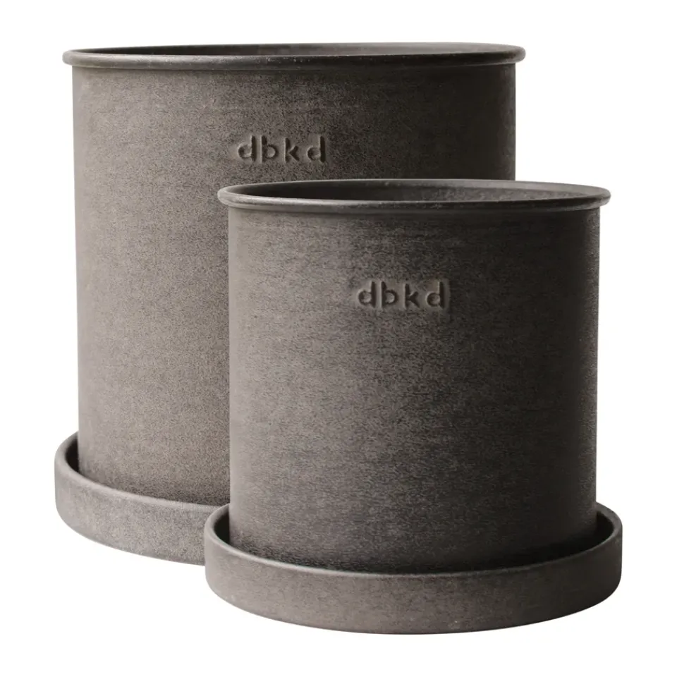 DBKD Garden Details & Accessories*Plant pot small 2-pack, Brown