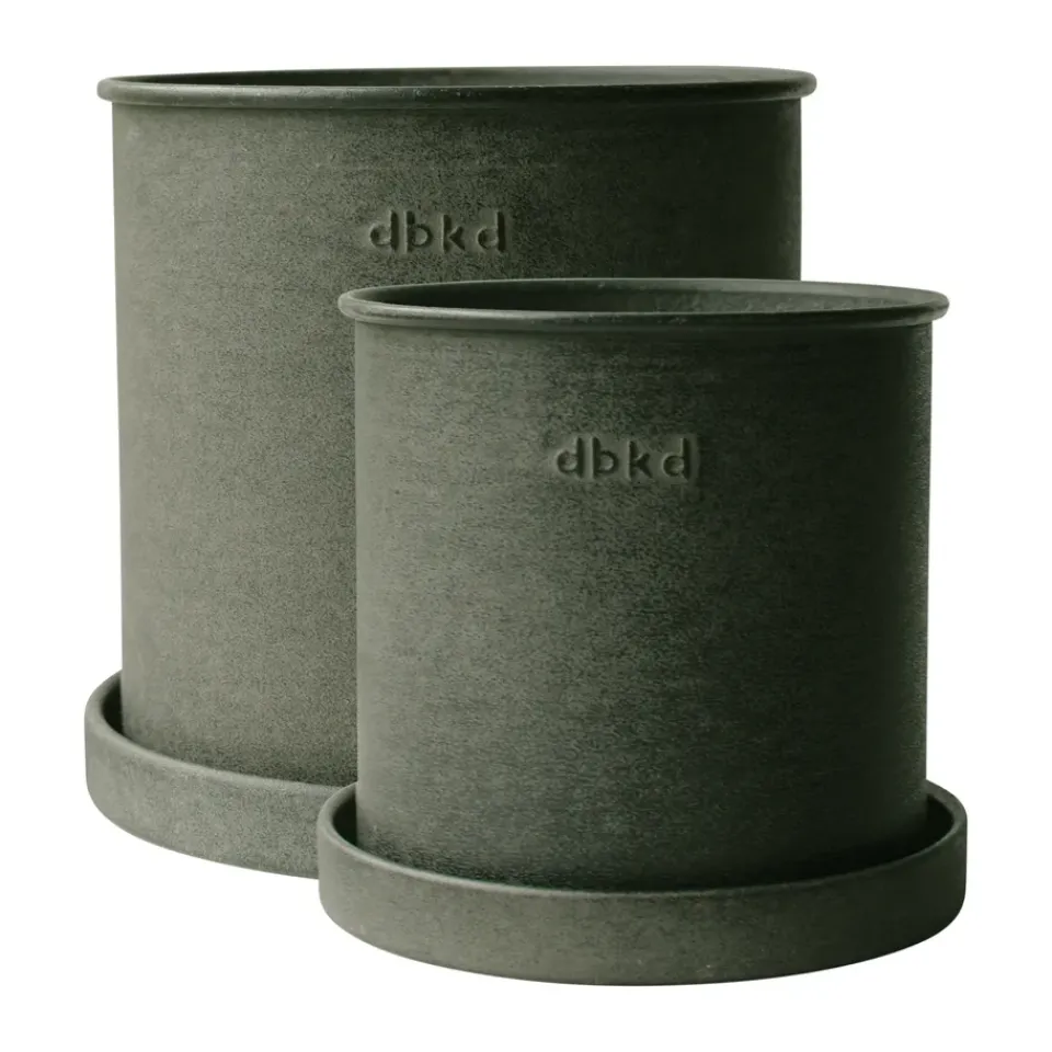 DBKD Garden Details & Accessories*Plant pot small 2-pack, Green
