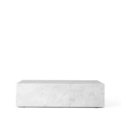 Audo Copenhagen Coffee Tables*Plinth coffee table, , low White