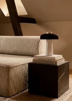 Audo Copenhagen Side Tables*Plinth Cubic pedestal 40x40 cm, Kunis Breccia Beige