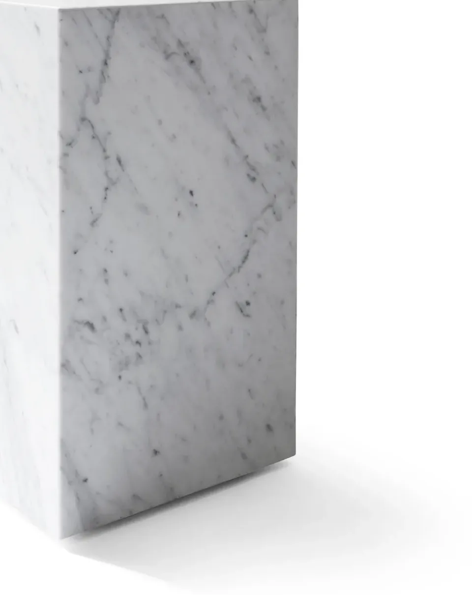 Audo Copenhagen Side Tables*Plinth tall sidetable 30x30x51 cm, White