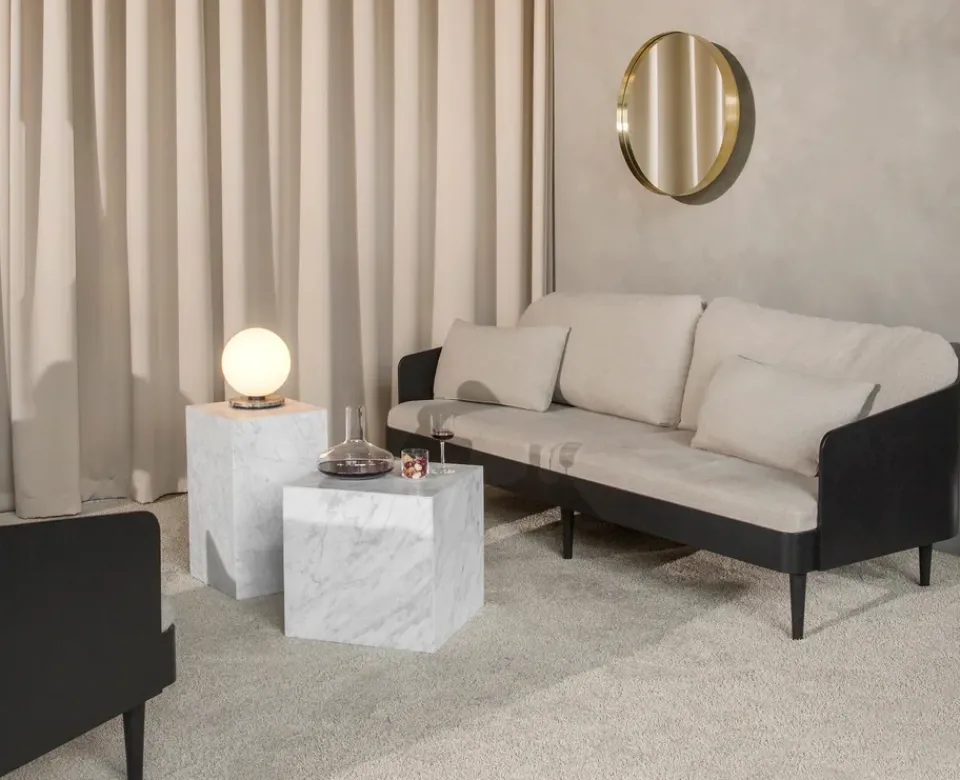 Audo Copenhagen Side Tables*Plinth tall sidetable 30x30x51 cm, White