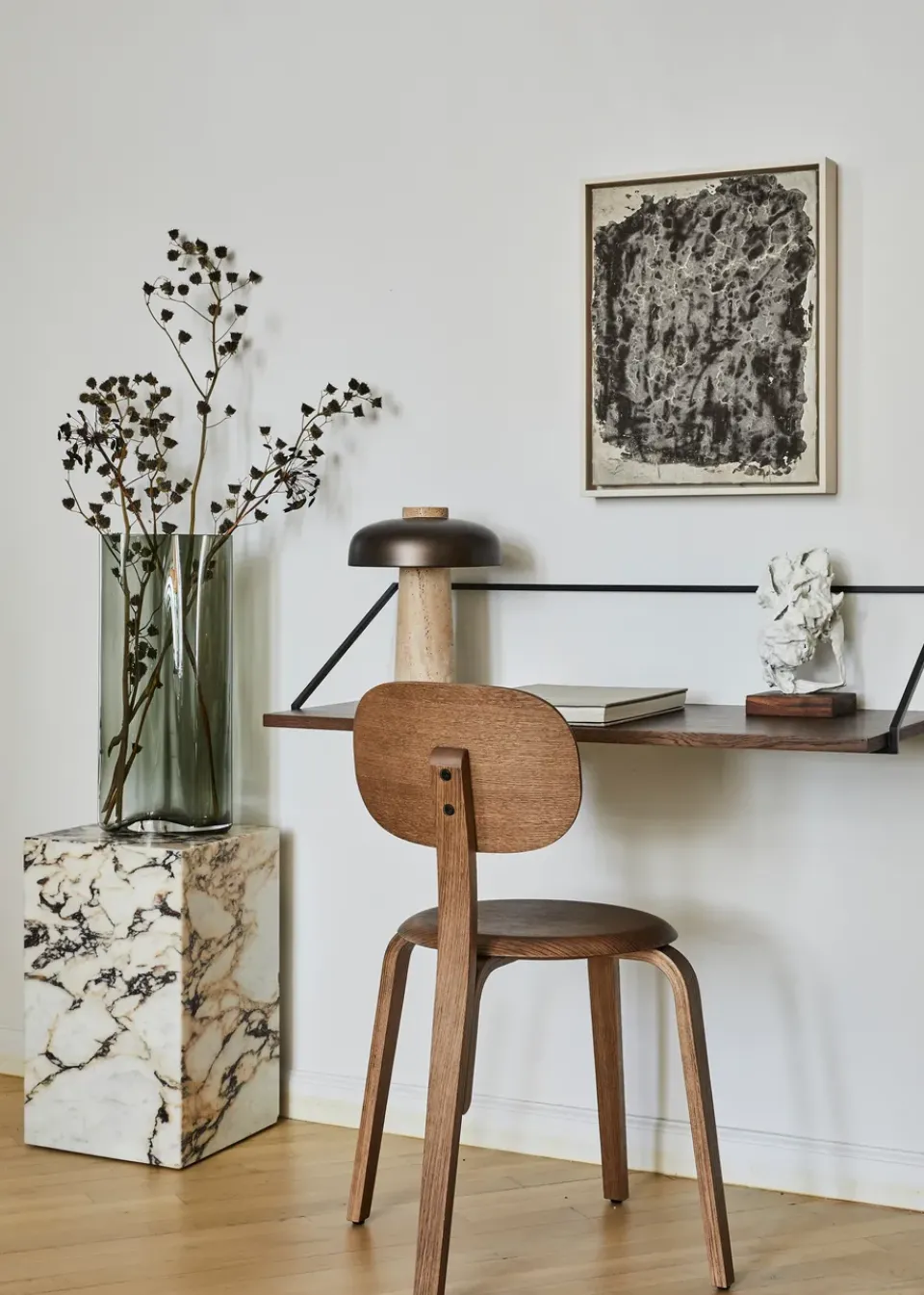 Audo Copenhagen Side Tables*Plinth tall sidetable 30x30x51 cm, rose Multi
