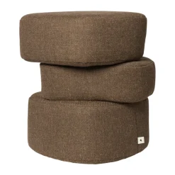 Ferm Living Sitting Poufs*Plyo Staple pouf, Dark Brown